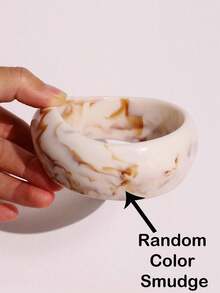 1 件扎染闪亮几何树脂手链，夏季海滩度假杂志拍摄配件 - 彩色 - 查看 15