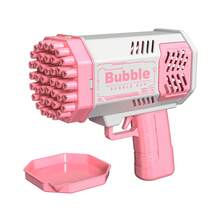 2Pcs Toys For 3-8 Year Old Boys Girls: 2 Pack Bubble Machine For Kids With Bubble Solution, Gifts For 3 4 5 6 7 8 Years Old Boy Birthday Toy For Kid Toddlers Ages 4-6 Outdoor Wedding Bubbles Wands - 粉色 - 查看 3