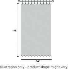 Coquette White Linen Bedroom Sheer Curtains 108 Inches Long, Back Tab Pleated Long Curtains, Elegant Modern Long White Curtains Living Room, 9 FT - Olive - View 3