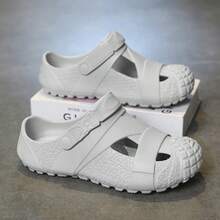 نعال نسائية خفيفة الوزن من مادة EVA قابلة للتنفس ذات لون أحادي، مناسبة للارتداء اليومي والخارجي والشاطئ