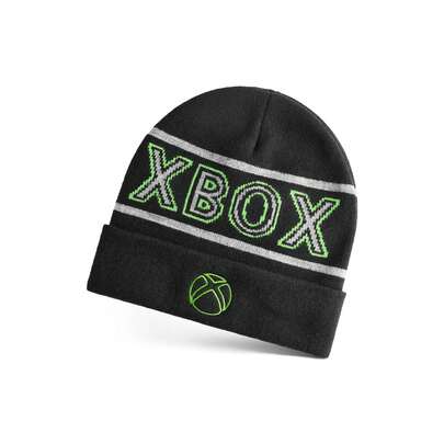  Vanilla Underground X Xbox Boys Black Beanie Hat | Xbox Knit Hat | Officially Licensed Merch