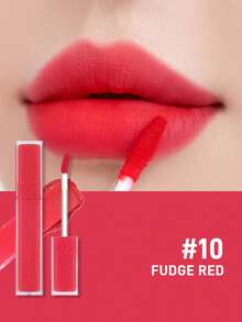 Rom&Nd Misty Gummy 唇彩、哑光持久唇部打底膏、丝滑果汁唇膏、韩国彩妆 - 10 FUDGE RED - 查看 2