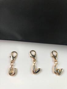 Bubble Letters Cute Necklace Pendant Bag Pendant-Lucky Crystal Pendant, Alphabet Letters A-Z, Shiny Alloy Bag And Backpack Pendant-Perfect Gift For Birthdays And Special Occasions, Key Chain Ring Bag Backpack Pendant Car Pendant Gift For Ladies And Girls, Wallet And Handbag Accessories. Random Assorted Old And New Style Letters