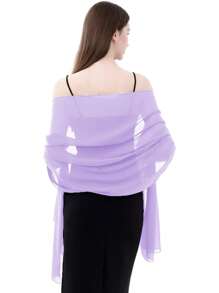 Damen Chiffon Schals und Tücher für Abendkleider, eleganter, weicher, transparenter Chiffon Braut Hochzeitsschal