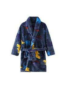Bathrobe - [Large Lapel Robe]Little Yellow Duck - View 3