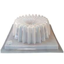 Molde Para Gelatina en Forma De Rosca Acordeón - Blanco - Ver 4