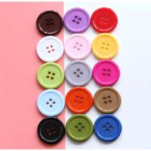 1 Inch (25mm) 15 Colors Assorted Buttons Sewing Flatback Button Multicolors Pack Of 90 With Box (Each Color 6 Pcs) - Multicolored - View 3