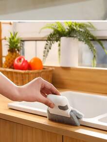 1pc 2-In-1 Detachable Window Slot Brush, Door & Window Groove Brush, Glass Window Slot Dead Corner Brush, Window Slot Cleaning Tool, Crevice Brush - Multicolor - View 9