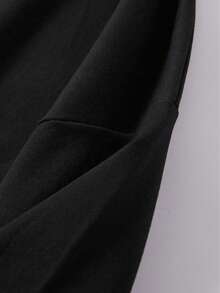 男士纯色宽松休闲圆领运动衫