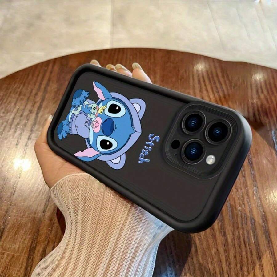 Disney Adorable funda de teléfono con puntada de dibujos animados para varios modelos, incluyendo 16, 15, 14, 13, 12, 11 Pro Max, Plus, Mini y SE, perfecta como diversión