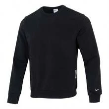 Nike M NK DF SI CREW Sweatshirt/Pullover, Fleece Dri-FIT Technology Moisture-Wicking Quick-Dry Men's Casual Sports FZ0221-010 - Black - View 1