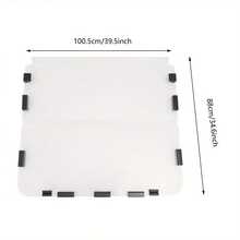 YUNRUX Windshield, Golf Cart Windshield, Foldable Windshield For DS 1982-2000.5 - A - View 2