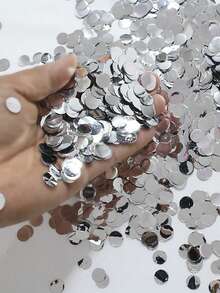 Round Pink/Blue Confetti Baby Girl/Boy Reveals Props Baby Party Birthday Party Holiday Wedding Throwing Confetti Party Atmosphere Props - Multicolor - View 9