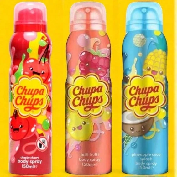 EverlyX Chu pa Chu ps 身體噴霧 150ml - 清新有趣的身體香氛，帶有 Tutti Frutti、櫻桃或菠蘿與椰子的香氣 - 適合日常使用或作為禮物 - 年輕甜美的風格，色彩繽紛的設計包裝 - ✅ 24/48 小時內發貨到西班牙