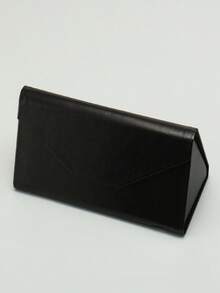 创意便携式十字图案折叠盒三角形眼镜/太阳镜盒