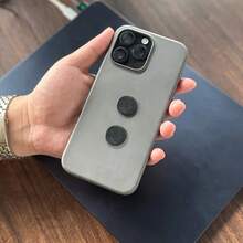 1/3/5pcs, Shungite Graphite Handmade Small Round Tablet Laptop Mobile Phone Sticker, Christmas Valentine'S Day Thanksgiving Father'S Day Mother'S Day Back To School Season Graduation Season New Year Gift Home Good, Nude Stone - Black - View 5