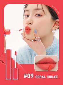 Rom&Nd Misty Gummy 唇彩、哑光持久唇部打底膏、丝滑果汁唇膏、韩国彩妆 - 09 CORAL JUBILEE - 查看 2