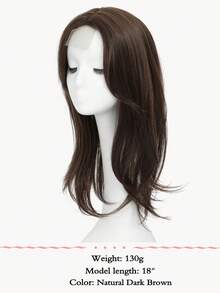 Hair Toppers For Hair Loss 18inch Hair Pieces For Women 6.5X6.5 Inch Hair Topper Adding Extra Hair Volume, Brown Straight Hair Toppers For Women