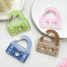 1 件镂空甜美可爱亚克力登山扣，装饰镂空钥匙扣吊坠，适用于背包、学生包配件 - 彩色 - 查看 11