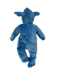 Walt Disney Mameluco para bebe con gorro bordado Disney Stitch - Azul - Ver 4