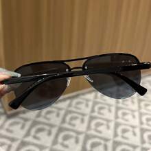 1 件时尚眼镜，双桥框架，适合驾驶、度假、户外穿着，装饰