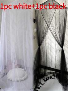 1PC Black Mosquito Net Summer Camping Repellent Tent Insect Curtain Foldable Net Bedroom For Anti-Mosquito