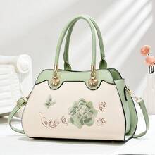 Women Top Handle Bags - 墨綠色 - 查看 2