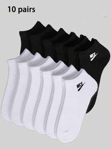 15 双男士简约透气休闲船袜，经典纯色黑/白/灰短袜，适合所有季节