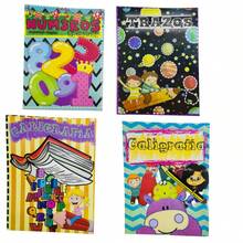 Set Of 4 Calligraphy Teaching Books, 16 Pages Each, Strokes, Alphabet And Numbers. - Multicolor - View 3