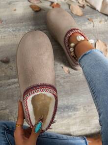 2025 Ultime pantofole da casa invernali per donna, calde e casual, versatili e più taglie, con fodera termica, scarpe invernali