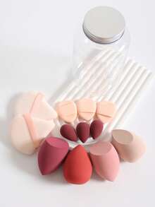 Bộ 12 bông mút trang điểm kèm hộp đựng, dụng cụ trang điểm đa năng, thích hợp để tán kem BB, kem nền, phấn phủ, kem che khuyết điểm, phấn má hồng, phấn mắt cho mọi loại da, nở ra khi ướt, không chứa latex, trang điểm, giá rẻ, trang trí phòng, bàn trang điểm, du lịch, phòng ngủ, phụ kiện trang điểm, bông mút, bông tán trang điểm, bông phấn phủ, bông mút trang điểm, giá rẻ, quà tặng Giáng sinh, trang điểm, dụng cụ trang điểm, đồ rẻ tiền, quà tặng, quà tặng cho phụ nữ, quà Giáng sinh, quà khuyến mãi, du lịch, đồ rẻ tiền, đồ dùng cần thiết khi đi du lịch - Nhiều màu - Xem 8