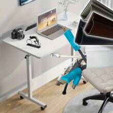 1 个 40 厘米/15.75 英寸桌下电缆管理盒，电脑桌电缆整理器，J 型插槽电缆导管，电线盖隐藏器，自粘式电线整理器电缆收纳盒，无需钻孔桌面收纳