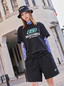 Skechers Skechers Mode Lässig Sportlich Retro Plateau Lässig Schuhe, tolle Geschenkidee für Studenten, Angestellte, Wandern/Pendeln, bequemes Outdoor T-Shirt für Herren