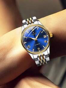 A New Ladies' Steel Strip Small Dial Watch With Simple And Fashionable Design, High-End Fully Automatic Mechanical Watch - one-size - View 5