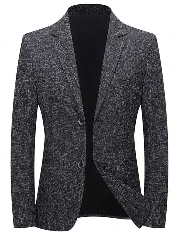 Men's Fashion Business Pointed Collar Suit Jacket