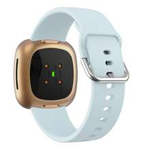 Dây đeo tương thích với Fitbit Sense/Versa 3 / Versa 4 / Sense 2, Dây đeo thể thao bằng silicon mềm, Dây đeo thay thế cho nam nữ - Versa3/Versa4 - Xem 17