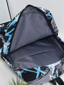 Three Pieces Backpack For Boys And Girls With Lunch Box And Pencil Case, Dustproof Ultra-Light Large Capacity Backpack For Teenagers, Backpack Set, Travel Backpack For Couples, Junior High School Campus