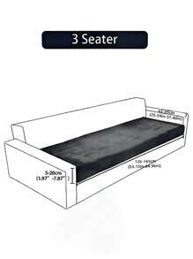 1 pièce Housse de coussin de siège de canapé décorative antidérapante en tissu de soie de lait, imprimés floraux et géométriques, convient pour les animaux de compagnie, toutes saisons