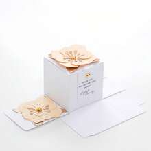 5PCS/10PCS Forest Green Wedding Packaging Box Gift Packaging Gift Box Empty Box Holiday Three-Dimensional Flower Design