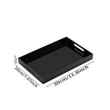 25 X 25 Cm Sturdy Acrylic Tray With Handle - Kitchen, Bathroom, Office Countertop Storage Tray - Cosmetics, Jewelry, Toiletries, Toys, Small Tools - Multicolor - View 4