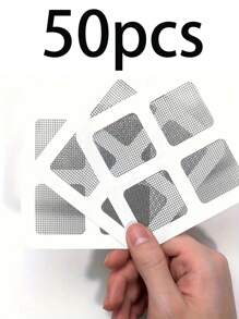 500 pezzi/1 pezzo Adesivo antitappeto per scarico, Filtro per capelli riutilizzabile per scarico doccia, adatto per doccia, vasca da bagno, lavandino da cucina, lavanderia, bagno domestico e scarico del water, drenaggio rapido e facile manutenzione, scelta ideale per regali di Natale.