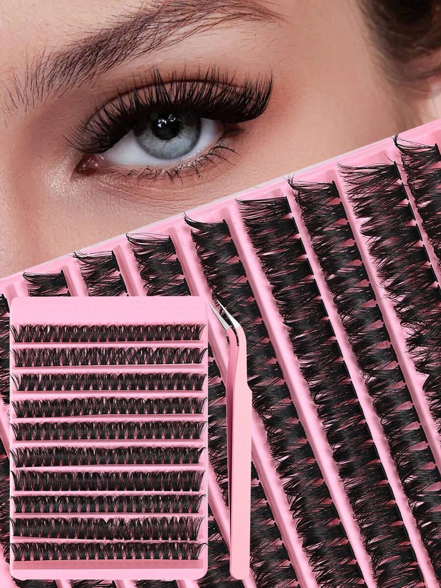 ciglie finte, capelli segmentati, simulazione naturale, grandi occhi, durevoli, confortevoli da usare, strumento per il trucco degli occhi, pinzette per ciglie finte. Natale, inverno, rosa, laurea, compleanno, vacanze, estate, autunno Y2K, moda elegante, trucco da donna, feste di trucco, gite in spiaggia, campeggio, scuole all'aperto, gite in campus, regali di decorazione per le vacanze, rose, ruolo di ragazza, migliori colori, fascino, grappoli di ciglie, grappoli di ciglie, ciglie singole, ciglie, ciglie finte