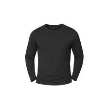 6 paquetes de camisas de manga larga para hombres de  para correr, hacer senderismo, entrenamiento o casual Paquete de 6 camisetas de manga larga para hombre, secado rápido, - Multicolor - Ver 5