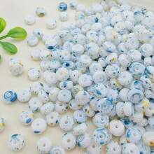 10/50g 6mm Abacus Beads Kit - Vibrant Transparent Glass Flat Beads Multiple Colors With Versatile Spacer Beads - Perfect For DIY Beading Projects, Ideal For Creating Unique Bracelets And Necklaces, Essential Jewelry Making Accessories