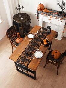 1pc Lace Table Runner, Holiday Decor