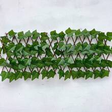 1pc 35*190CM Retractable Wooden Garden Decorative Stack, Artificial Fence Stack, Ideal For Residential Decoration, Wall Decoration, Modern Outdoor Landscape, Garden Stack, Table Decoration, Table Centers, Artificial Flowers, Plastic Flowers - Multicolor - View 9