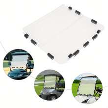 YUNRUX Windshield, Golf Cart Windshield, Foldable Windshield For DS 1982-2000.5 - A - View 3