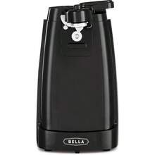 NEWElectric Can Opener And Knife Sharpener Multifunctional Jar And Bottle Opener With Removable Cutting Lever And Cord Storage Stainless Steel Blade Black7.3 - 黑色 - 查看 1