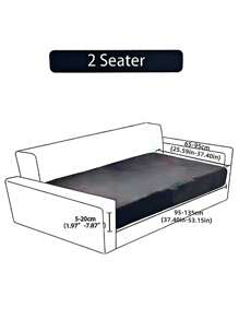 1 pièce Housse de coussin de siège de canapé décorative antidérapante en tissu de soie de lait, imprimés floraux et géométriques, convient pour les animaux de compagnie, toutes saisons