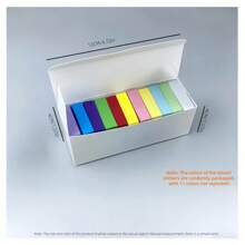 11pcs 1100 Sheets Mixed Color Sticky Note, Creative Easy To Post Sticky Note For Office, School Student,Tearable Sticky Sticky Note Paper For Students To Take Notes With Multifunctional Index Stickers,For School Supplies,Back To School - Multicolor - View 9